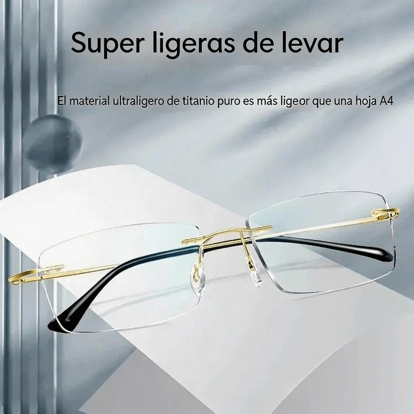 👓 Gafas profesionales al aire, de alta calidad, ultraligeras y de gran transparencia, con protección contra la luz azul. Diseño unisex. ✨