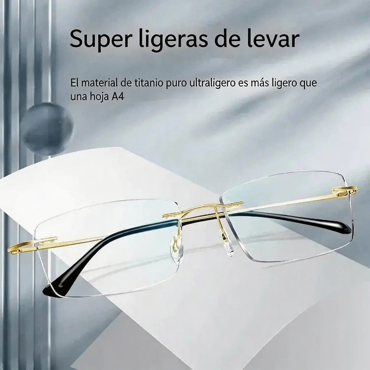 👓 Gafas profesionales al aire, de alta calidad, ultraligeras y de gran transparencia, con protección contra la luz azul. Diseño unisex. ✨