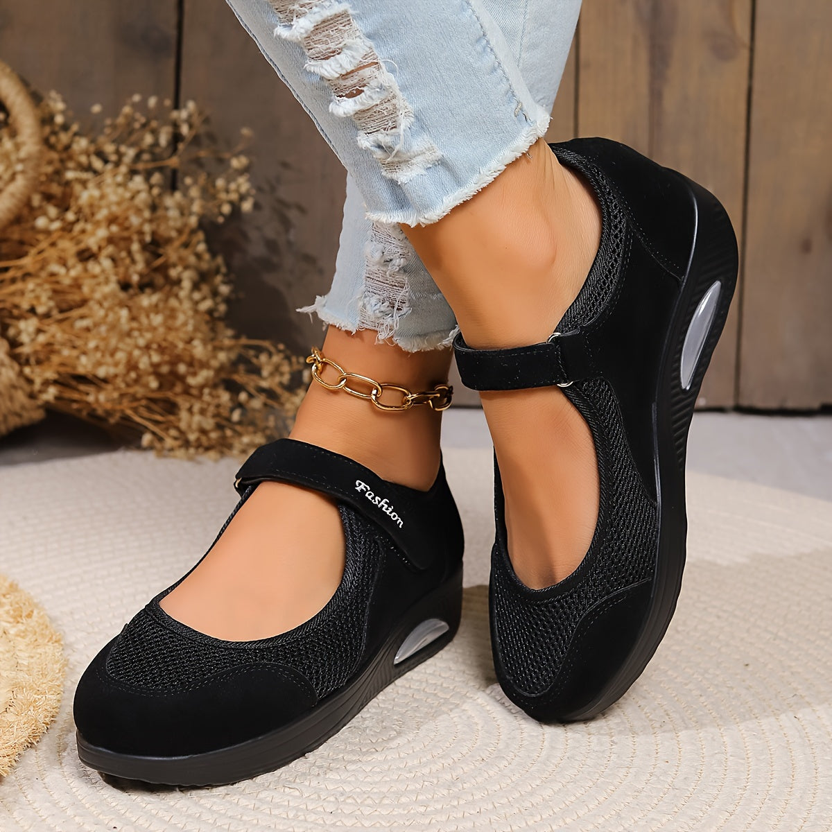 🔥✨【50% zľava 🔥】【35-43】Dámske pohodlné tenisky so sieťovinou a hrubou podrážkou